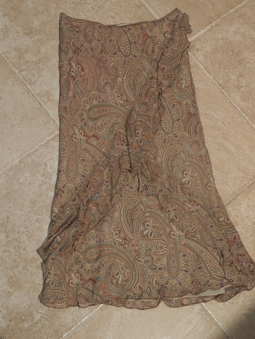 Ralph Lauren Beige Silk Maxi
